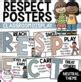 Respect Acrostic Poem Poster Set Earth Tones Classroom Decor Tpt