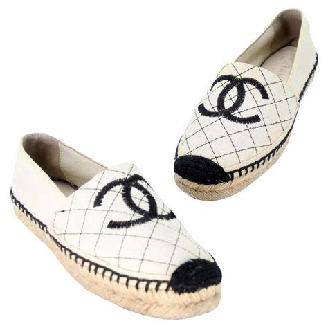 Chanel Cruise 2016 Canvas Oxford Espadrille Wedges At 1stdibs