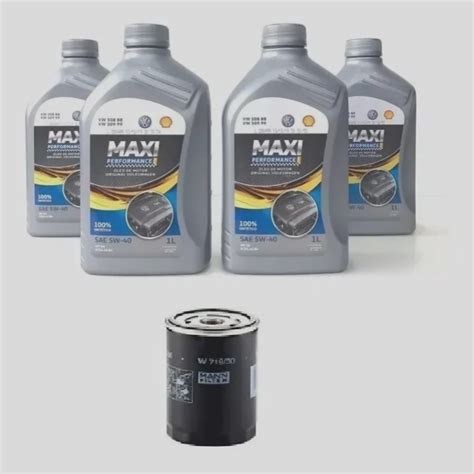 Kit Revisão Troca de Óleo 4 Litros de Óleo Shell Maxi Performance 1