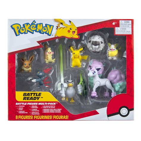 Compre Kit Bonecos Batalha Pokemon Pikachu Eevee Sneasel Aqui Na