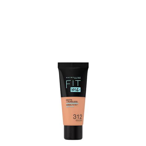 Buy Maybelline Fit Me Matte Poreless Foundation Color 312 Golden 30ml Idivia Beauty Shop