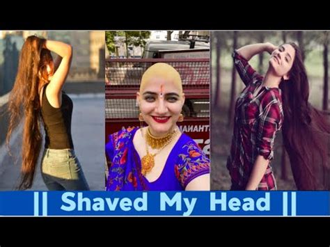 Shaved My Head Indian Woman Shaving Her Head Tirupati Balaji Vlog