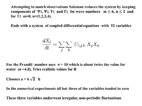 Rayleigh Bernard Convection And The Lorenz System During