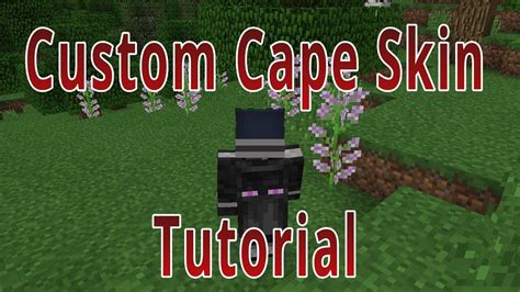 Mcpe Custom Cape Skin Tutorial By Mierullord Youtube