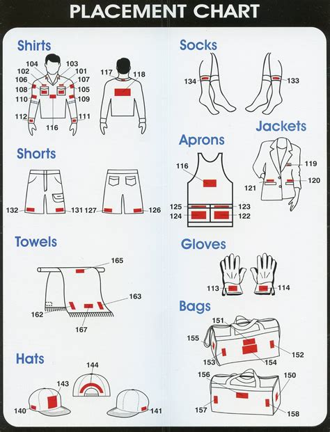 Printable Embroidery Placement Guide Printable And Enjoyable Learning