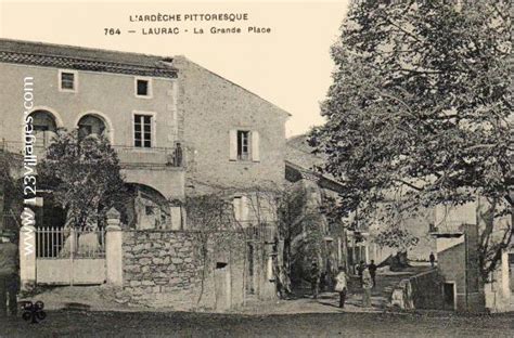 Carte Postale De Laurac En Vivarais