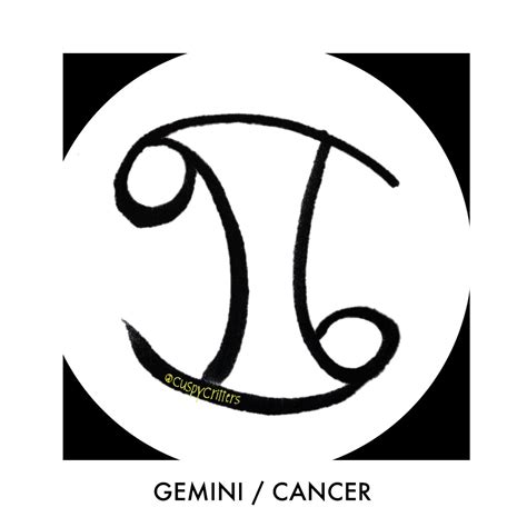 Gemini Cancer Cusp Sign Cuspy Critters