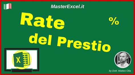 MasterExcel It Calcolo Rata Mutuo Con Excel Come Calcolare Le Rate