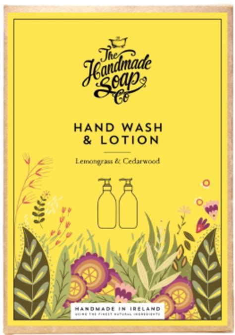 The Handmade Soap Company Gift Set Hand Wash Lotion Ecco Verde