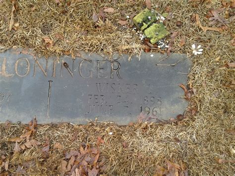 Wisker Lee Cloninger 1898 1961 Find A Grave Memorial