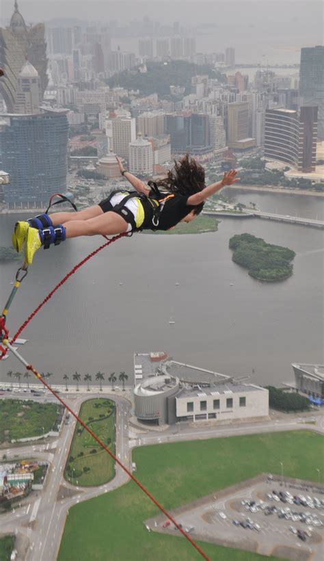 M Highest Bungee Jump In The World Macau Tower Oh Yes I Ll