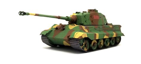 Tank Tiger Ii King Tiger Papercraft By Mr Cube Paper Holes