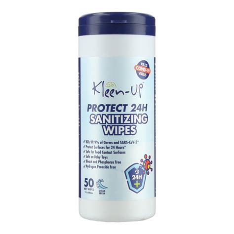 Protect H Sanitizing Wipes Sheets Kleen Pak