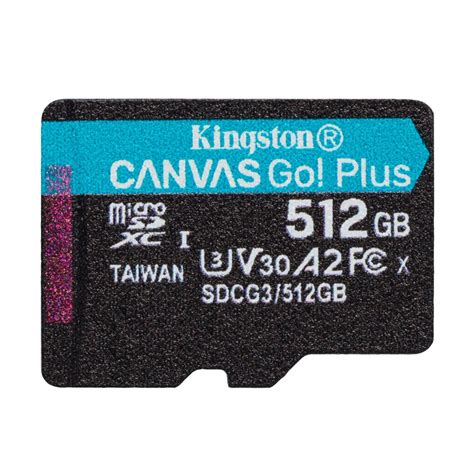 512 GB MICRO SD CARD ไมโครเอสดการด KINGSTON CANVAS GO PLUS SDCG3