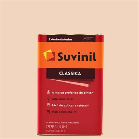 Tinta Premium Fosco Aveludado Clássica 16l Cores Suvinil Parcelamento