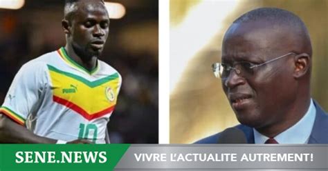 Équipe nationale Augustin Senghor sermonne Sadio Mané après les