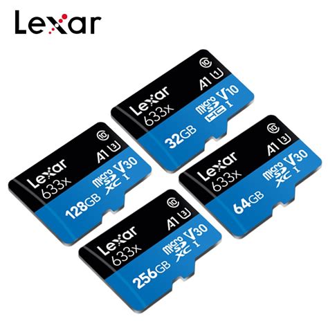 Lexar Memory Card Micro Sdxc Class 10 Max 95m S 633x 32gb 64gb 128gb U3