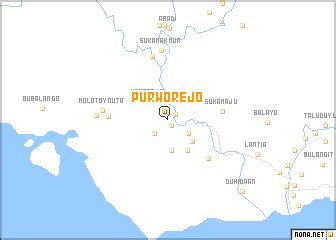 purworejo indonesia map nonanet