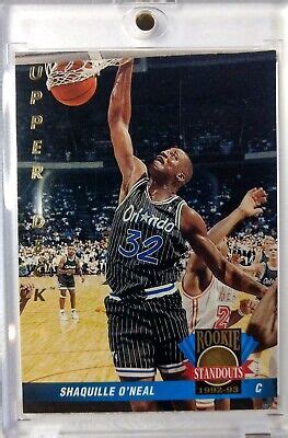 Rare Italian 1992 93 Upper Deck Rookie Standouts Shaquille O Neal RC