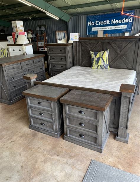 Rustic Farmhouse Style Bedroom Sets | Solid Wood | Hand Made | In Stock ...