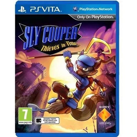 Sly Cooper Thieves In Time Sony PlayStation PS Vita Action Adventure