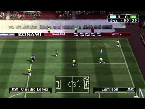 Pro Evolution Soccer 3 BRAZIL Vs ARGENTINA PC YouTube