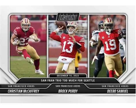 Nfl San Francisco Ers Panini Instant Football Single Card Brock