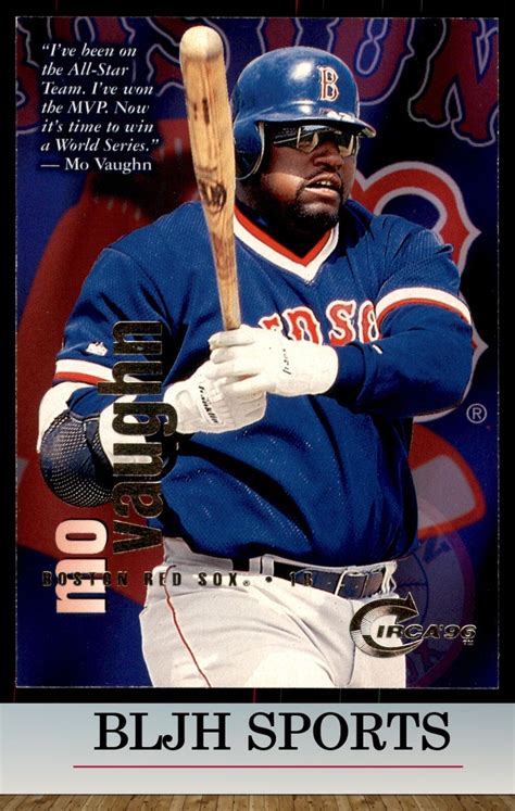 1996 Circa 14 Mo Vaughn Boston Red Sox EBay