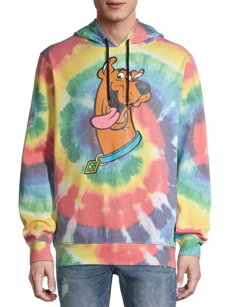 Scooby Doo Mens And Big Mens Ultra Soft Printed Tie Dye Graphic