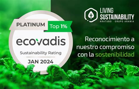 Medalla Ecovadis Platinum Por Nuestra Gestión En Sostenibilidad