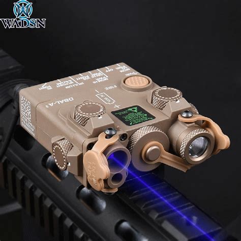 Wadsn Dbal A2 Peq15 Aiming Laser Ir And Blue Laser With Led White Light Illuminator Airsoft