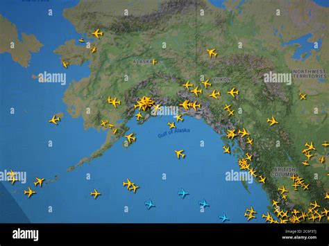 Alaska Airport Map Hi Res Stock Photography And Images Alamy