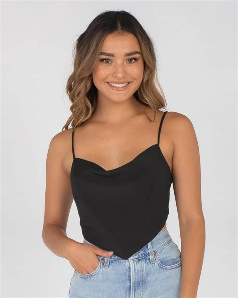 Shop Ava And Ever Shilah Top In Black Fast Shipping And Easy Returns