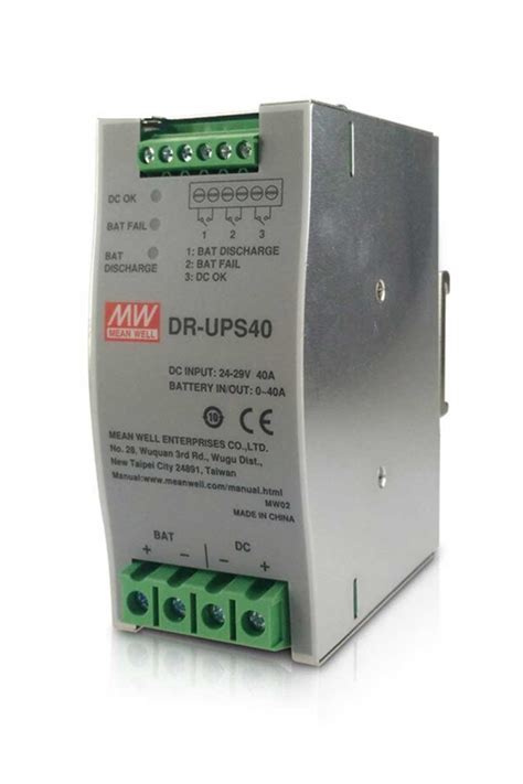 Mean Well DR UPS40 24 29V 0 40A Ups Modül