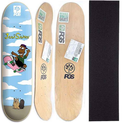 Shape De Skate Progress Marfim Pgs Pro Jean Santos Simpsons