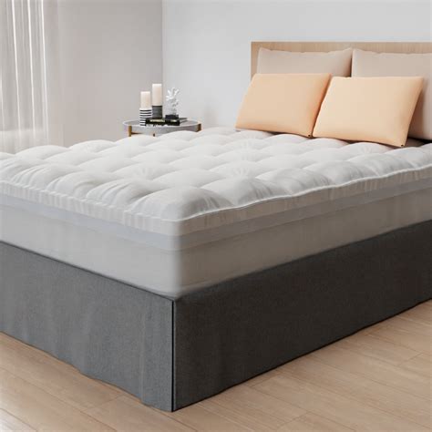 Surmatelas X Double Paisseur Cm Cm Memoire De Forme Et Gel