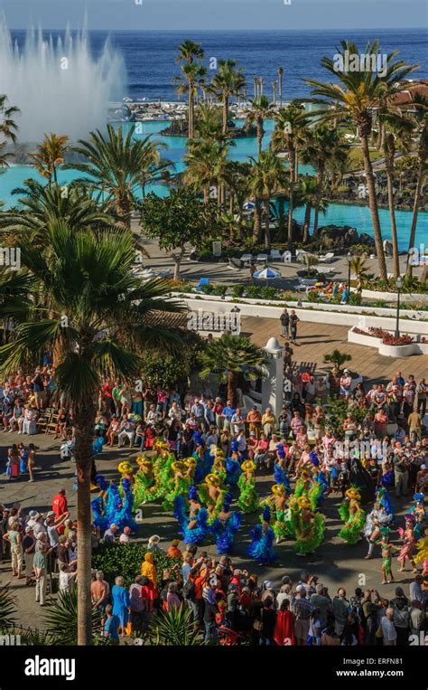 Mardi Gras carnival. Puerto de la Cruz. Tenerife. The Canary Islands ...