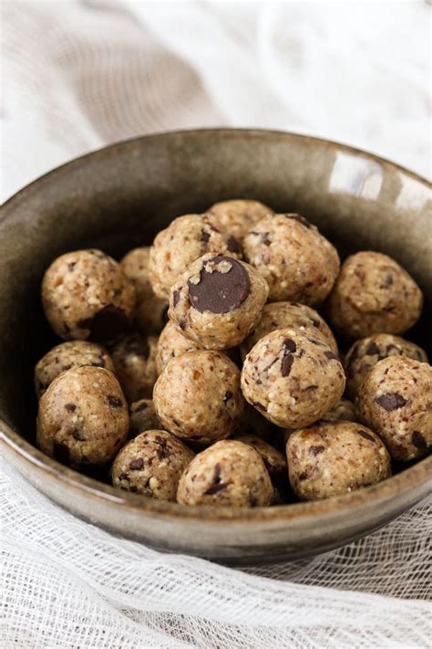 Cashew Cookie Dough Energy Balls Tasty Seasons