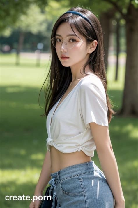 Hair Band Japanese Brown Eyes AI Gay Porn