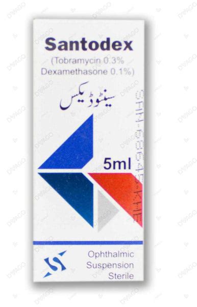 Santodex Eye Drops 5ml Hopepharmacypk