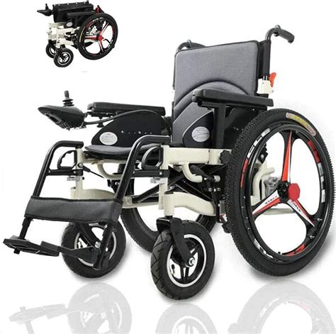 NEOCHY Silla de ruedas portátil de moda plegable ligera motorizada