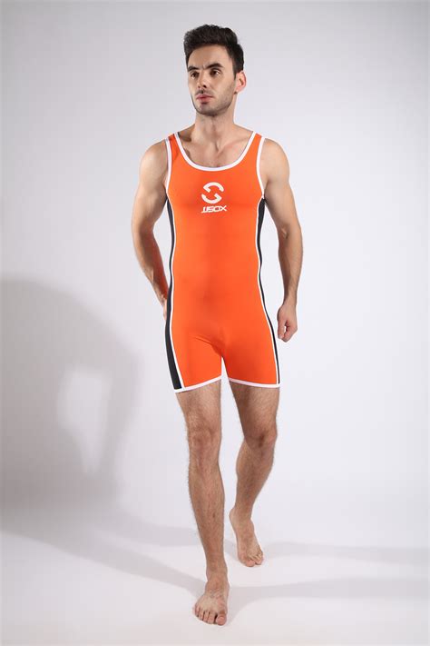 Sexy Men S Underwear Cotton Mesh Wrestling Singlet Bodysuit Jumpsuit