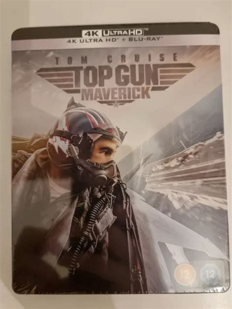 Top Gun Maverick 4k Uhd Blu Ray Steelbook Uk Ultra Hd New And Sealed Tom