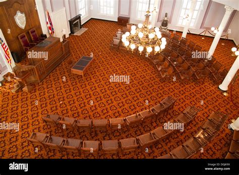 Interior Of The Alabama State Capitol Legislative Chamber Montgomery