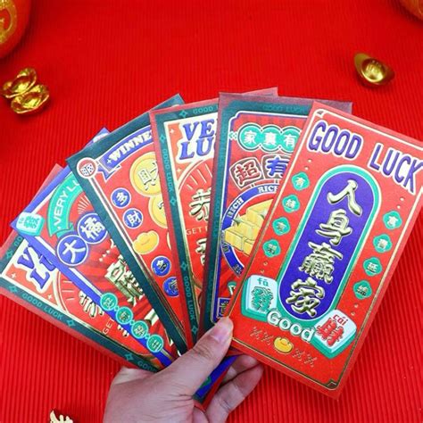 Sg Instock Pcs Cny Red Packet Creative Funny Ang Bao Packet