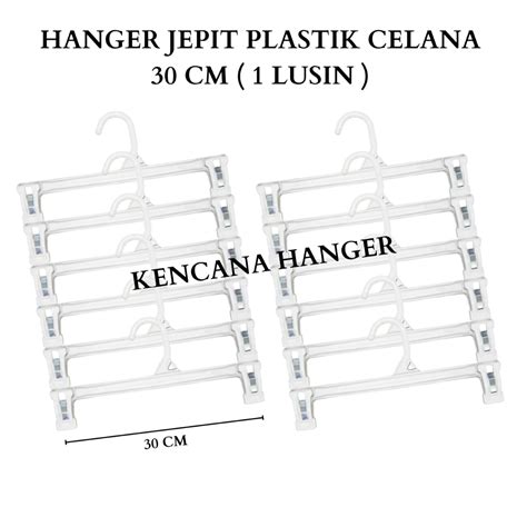 Jual Hanger Jepit Celana Kerudung Rok Dewasa Remaja 30 Cm