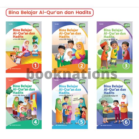 Jual Buku Bina Belajar Al Quran Dan Hadits Kelas 1 2 3 4 5 6 SD MI