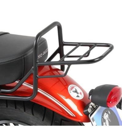 Portapacchi Hepco Becker Rear Rack Per Guzzi V9 Roamer Nero