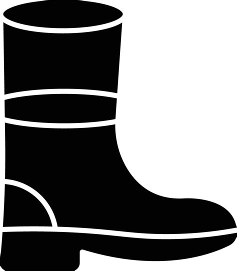 Boot Glyph Icon Design 46379116 Vector Art At Vecteezy