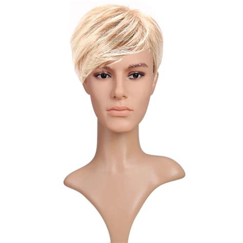 Aisi короткие мужские синтетические парики в европейском и американском ...